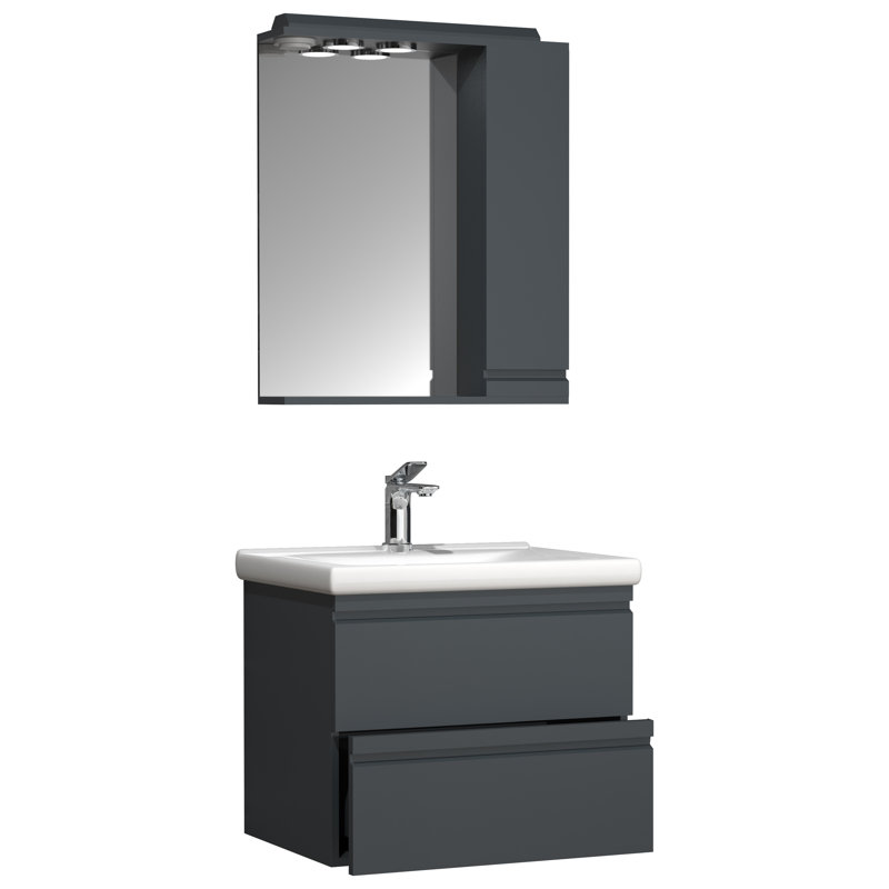 Angielina Bathroom Furniture Suite, Black