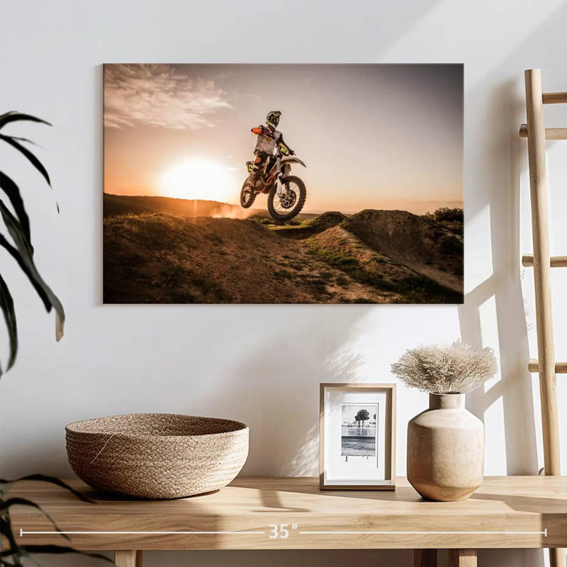 Dirt Bike Racer, H 16 po x l 24 po