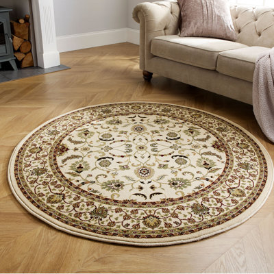 Round Bogle Oriental Area Rug