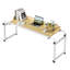 Très grande table pour lit avec roulettes