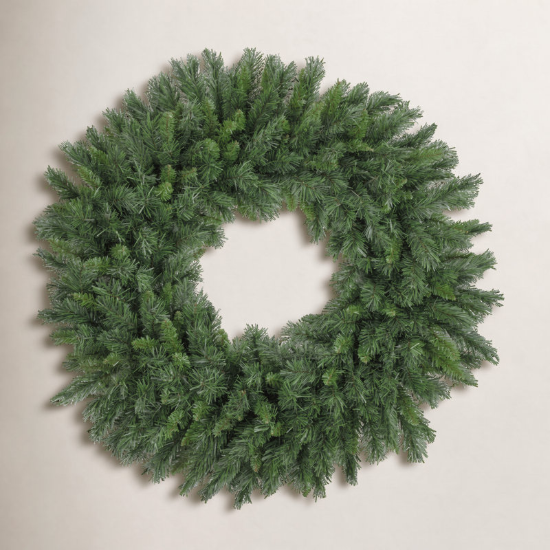 Couronne de Noël artificielle Lush, H 36 po x l 36 po x P 4 po