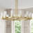 12-Light Dimmable Wagon Wheel Chandelier-2052302940