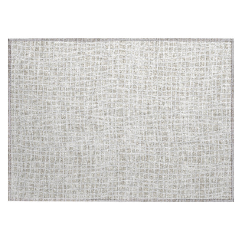  Finck Non-Slip Indoor / Outdoor Door Mat, Rectangle 1'8" x 2'6"