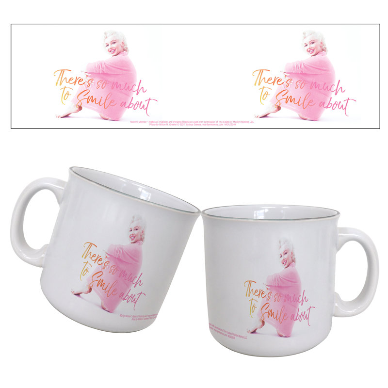 Marilyn Monroe - Smile-Pink 20 oz Tasse de camping