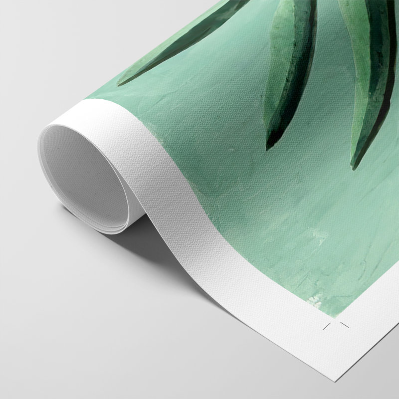Verging Palm I -Canvas Print Only - NOT FRAMED, 18" H x 12" W