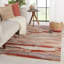 Tapis rose à motif abstrait Altunay-957426330