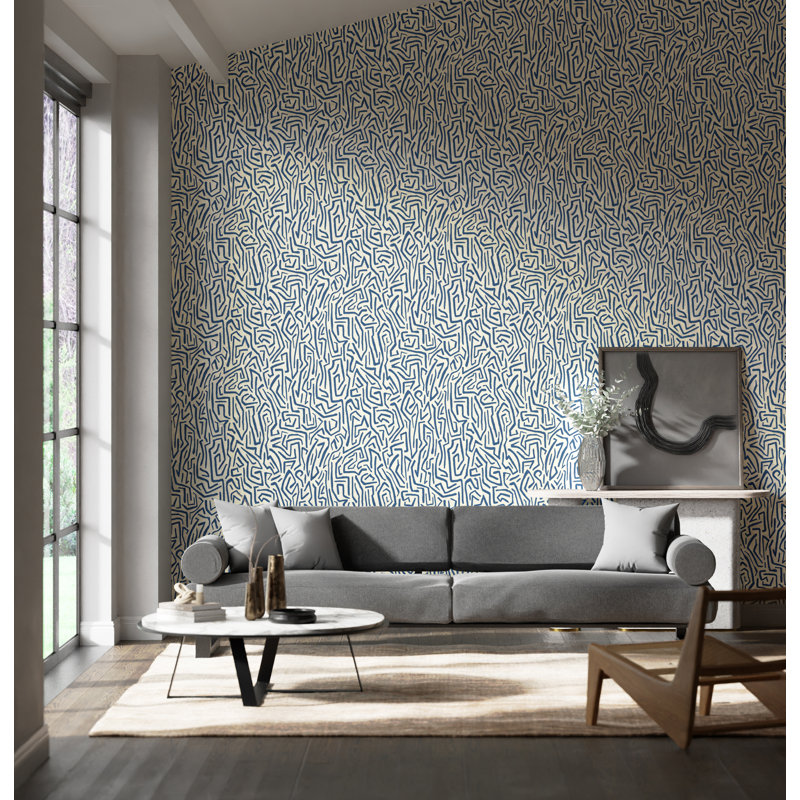 Melodic Wallpaper, Japanese Ink/Origami