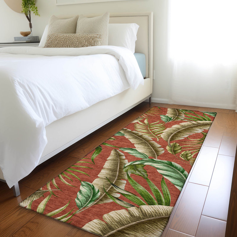 Tapis épice Cerrito AMF196 lavable à la machine de qualité supérieure, Tapis de couloir 2 pi 3 po x 7 pi 6 po
