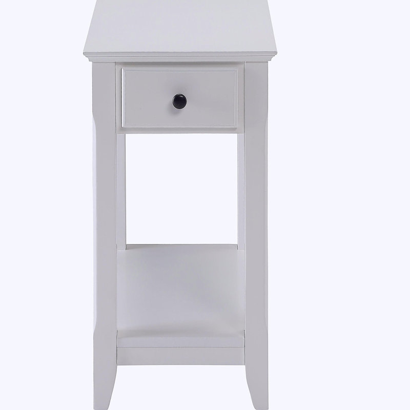 White Decorative Table with Base, White
