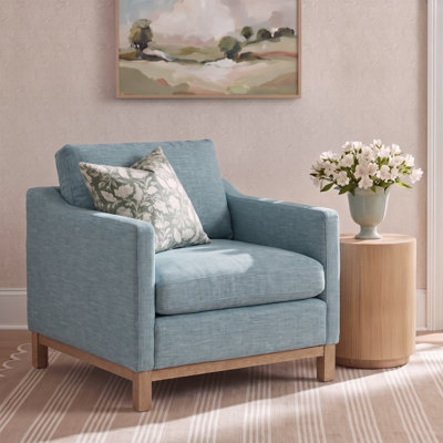 Fauteuil rembourré en duvet d'oie 34,5 po Cami