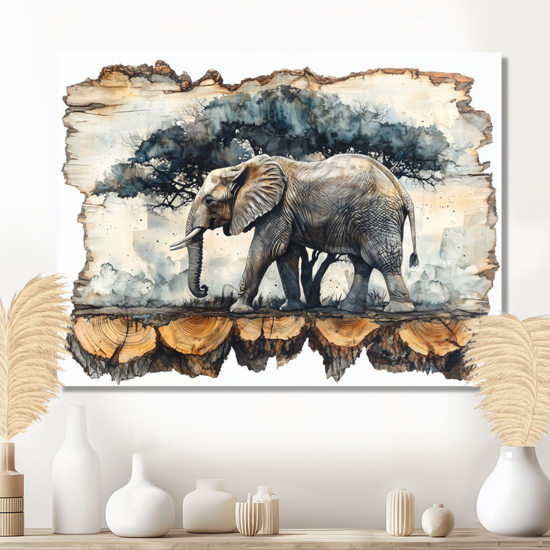 Halford - Animals Wall Art, H 12 po x l 20 po, Toile tendue, Ne s’applique pas