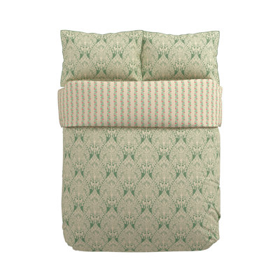 Lerena Cotton Floral Duvet Cover Set with Pillowcases