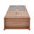 Cabbar Bookcase with Adjustable Shelves and Tempered Glass Doors (Set of 3)-1171226696