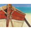 «Tied Up Rowing Boat», reproduction sur toile