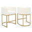 Tabouret rembourré à hauteur de comptoir avec structure en métal-1414249802