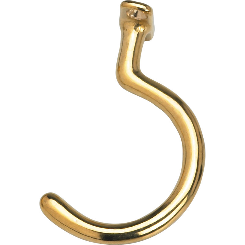 Action TPHKSF Small Brass Pool Table Hook - Single