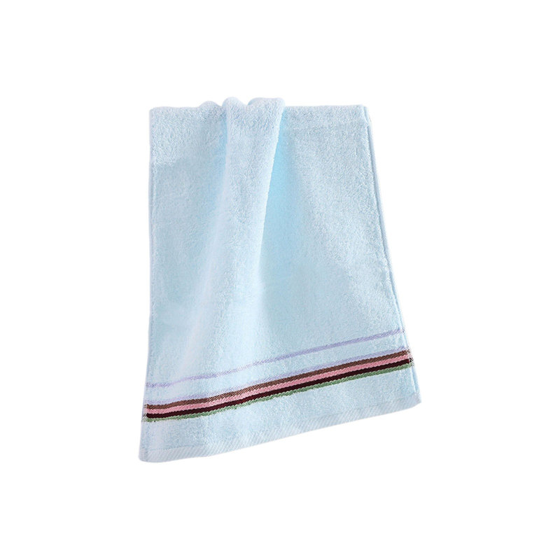 Soft Absorbent Quick Dry Face Towel, Lint Free Hand Towel And Facial Washcloth For Daily Home Use, 13.4x27.6in Blue, Blue
