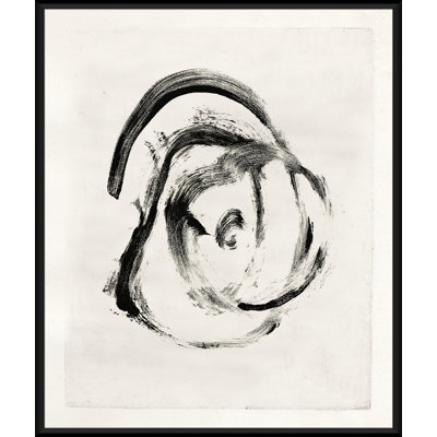 Mid-Century Homage - Peinture encadrée sur papier