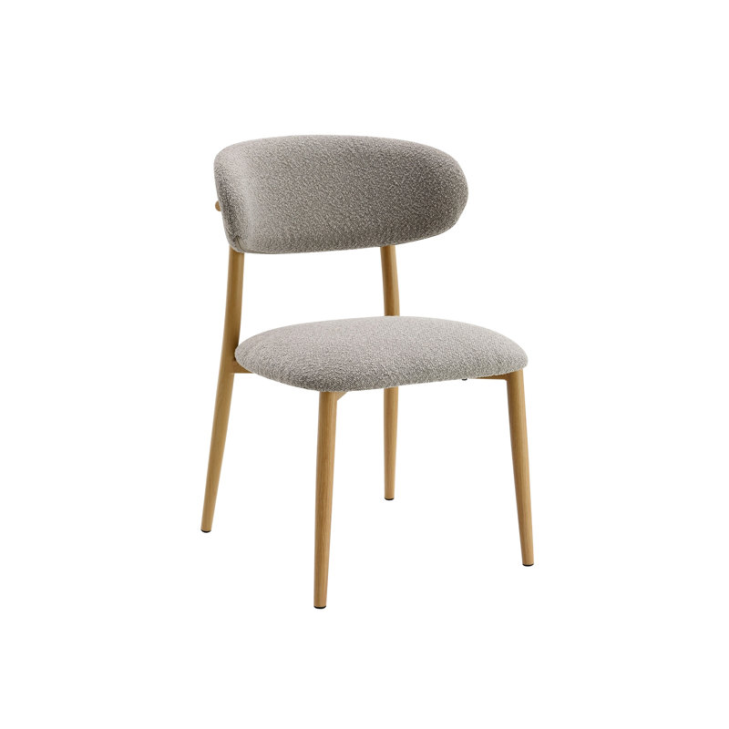 Ensemble de 2 chaises d'appoint Kacey Boucle