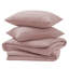 4-Piece Striped High Quality Duvet Cover Set with Fitted Sheet & 2 Pillowcases -116724611-116724613