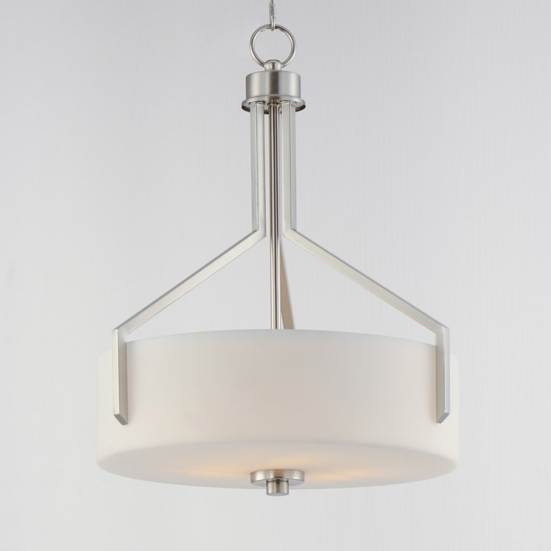 Ellcey 3 - Light Single Pendant, Satin Nickel