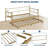 Twin Daybed – Gold, Lockable Casters, Heavy Duty-1428795383