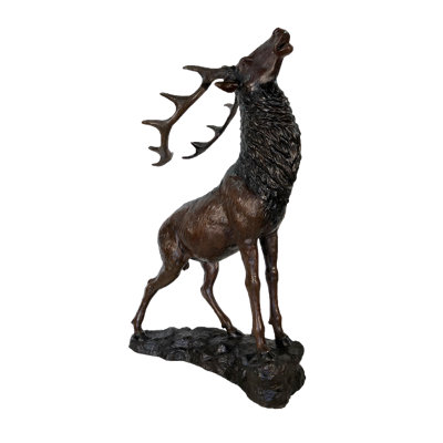 Bronze Rearing Elk