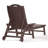 Brighton Outdoor Poly Reclining Chaise Lounge With Wheels & Cup Holder (Set Of 2)-120837550-120881935