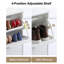 Armoire de rangement à chaussures à 3 niveaux avec tiroirs rabattables, organisateur de chaussures autoportant 18 paires de l 23,6 po pour vestibule-1169348661-1169348660