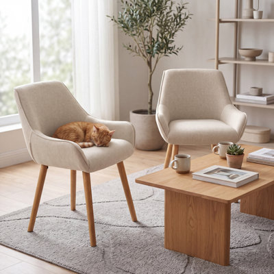50cm H Upholstered Upholstered Back Armchair