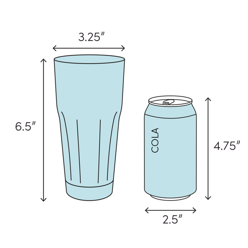 Verre 23 oz. Drinkwise® Verre à boire en plastique