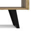 Table basse Lowry de 122 cm de large en bois d'acacia massif et métal, style industriel moderne, avec tiroirs et espace de rangement ouvert-1804961798-1804961797