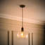 1 - Light Brushed Brass Pendant