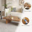 Table basse rectangulaire en bois de 47 po, placage en noyer pour salon, bureau à domicile, appartement-722760421-722760427