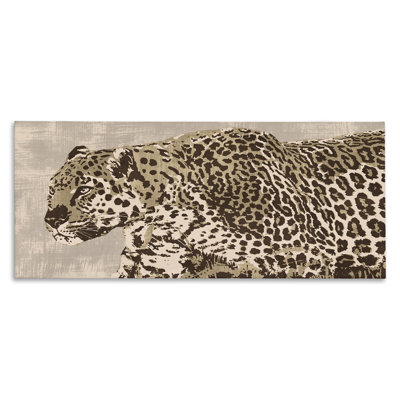 «Fierce Growling Cheetah», art mural sur toile par Andrew Cooper