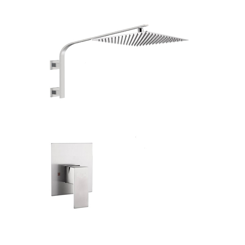 All-In-One Kit with Rough in-Valve, Brushed Nickel