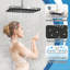 Shower & Tub Systems with 14" Rain Head and High Pressure Handheld, Celling Mount, Rough in-Valve-84788064