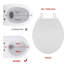 Siège de toilette commercial avec formation intégrée pour la propreté des tout-petits - 2 en 1 pour adultes et enfants, fermeture lente, sans oscillation, PP durable, facile à installer, rond 17 po, housse pour mère et enfant, rose-125827764