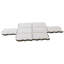 Stately Arabesque 11" x 12" Porcelain Marble Look Wall & Floor Tile-72531494