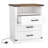 Farmhouse 3-Drawer Nightstand with Charging Station & Motion-Activated LED Light, Wooden Bedside Table for Bedroom-1593956859-1601435117