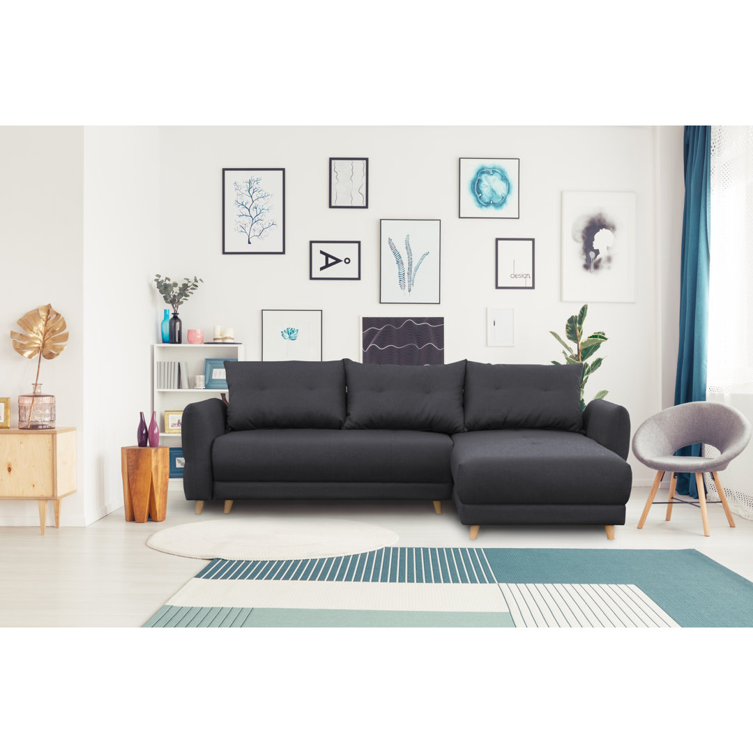 Ecksofa Talbert mit Bettfunktion