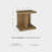 Sumaira End Table and Built-In Outlets