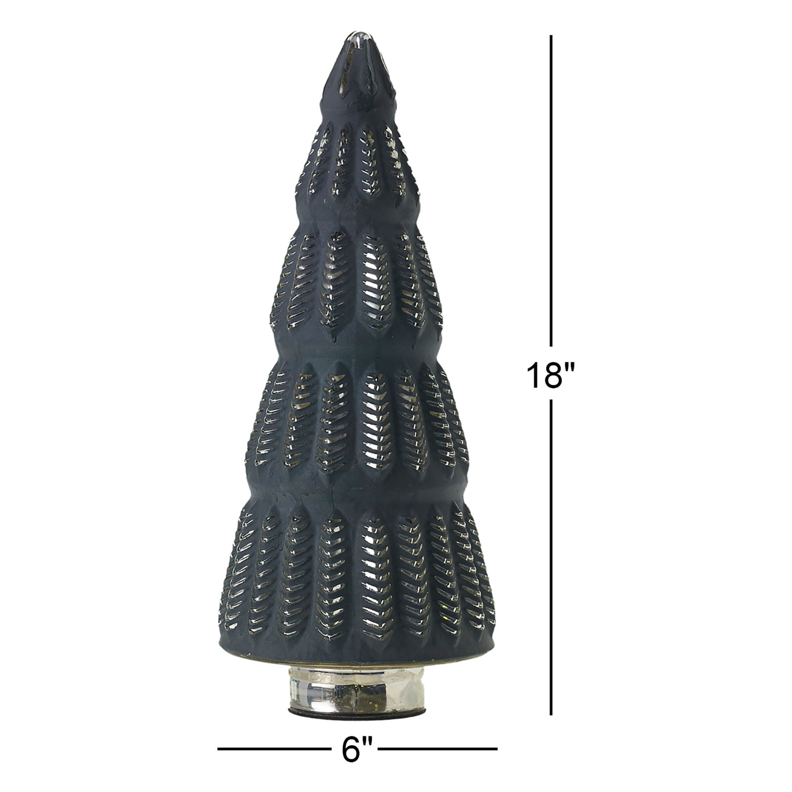 Tabletop Christmas Tree, 18" H x 6" W x 6" D