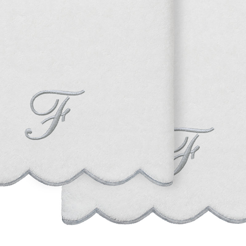  Ensemble de serviettes de bain personnalisables 100% coton turque ADORNIA 2PC, F, Serviette de bain - paquet de 2