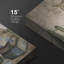 Hibou rétro et livres avec bougie Moody foncé, œuvres d'art moderne, décor-101165760-101165762