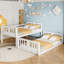 Lit simple superposé simple en bois massif-1509309030