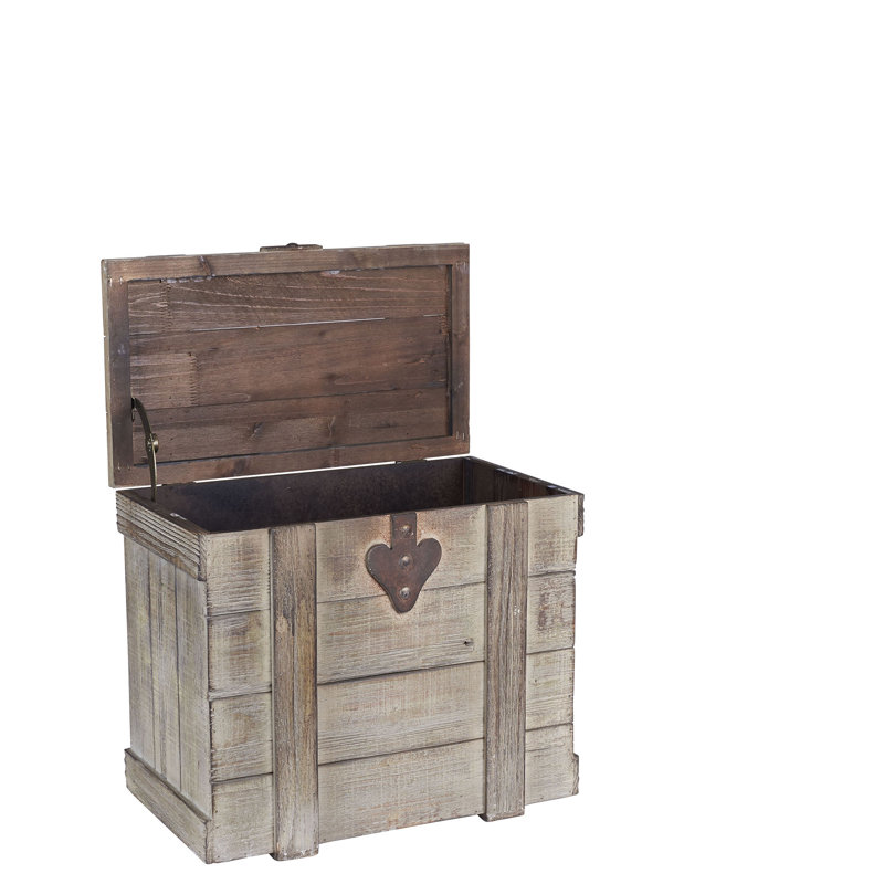 Coffre décoratif Blakeney, H 15,8 po x l 18,1 po x P 10,5 po
