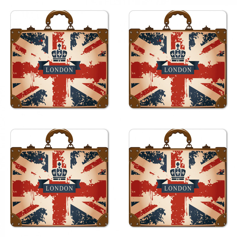 Square 4 Piece Coaster Set