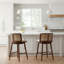 Tabouret de bar d'intérieur rembourré Talia-1460134566
