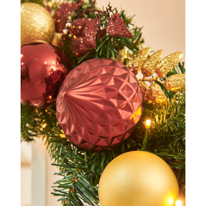 39.97cm Lighted Faux GARLAND with Lights